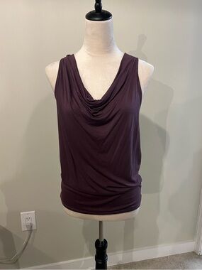 Michael Stars drape neck sleevesless top size xs